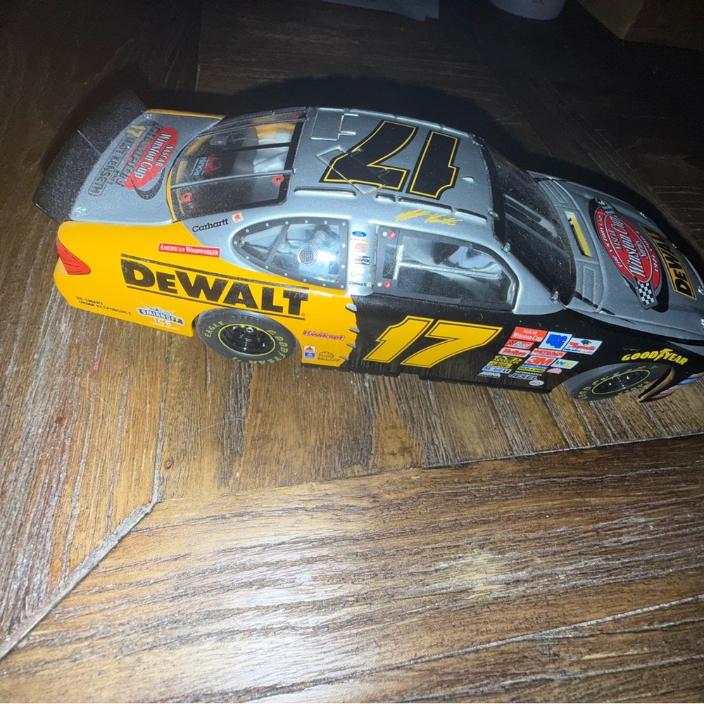 Yellow and Black NASCAR Toy Car